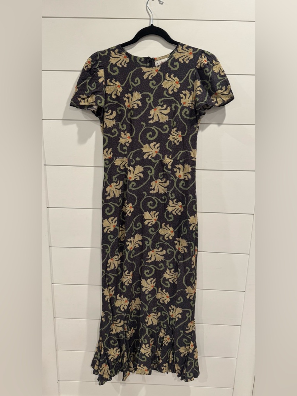 Rhode lulani midi dress in mosaic blossom - Picture 6 of 11
